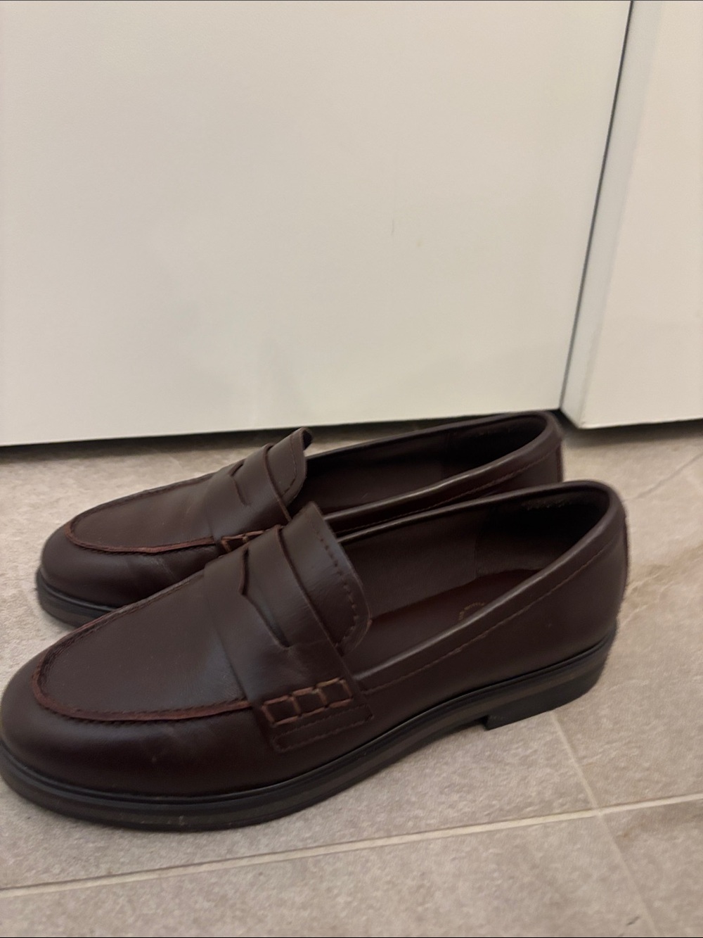 Penny Loafers in Dark Brown